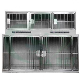 ТД ВЕТ Модуль из 5 клеток из полипропилена с  розетками 1800х700(500)х1480(1640)h