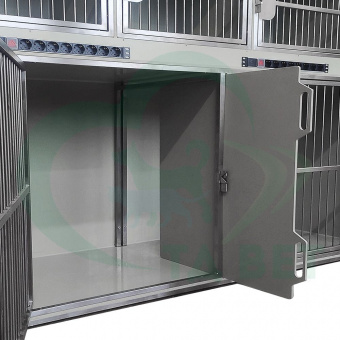 ТД ВЕТ Модуль из 5 клеток из полипропилена с  розетками 1800х700(500)х1480(1640)h