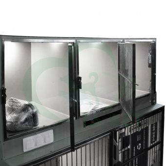 ТД ВЕТ Модуль клеток из полипропилена, 2х ярусный из 5 клеток 2/3, 1800х700(600)х1500(1660)h