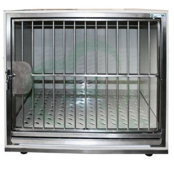 ТД ВЕТ Модульная клетка из полипропилена с поддоном 700х600х600(720)h на колесах
